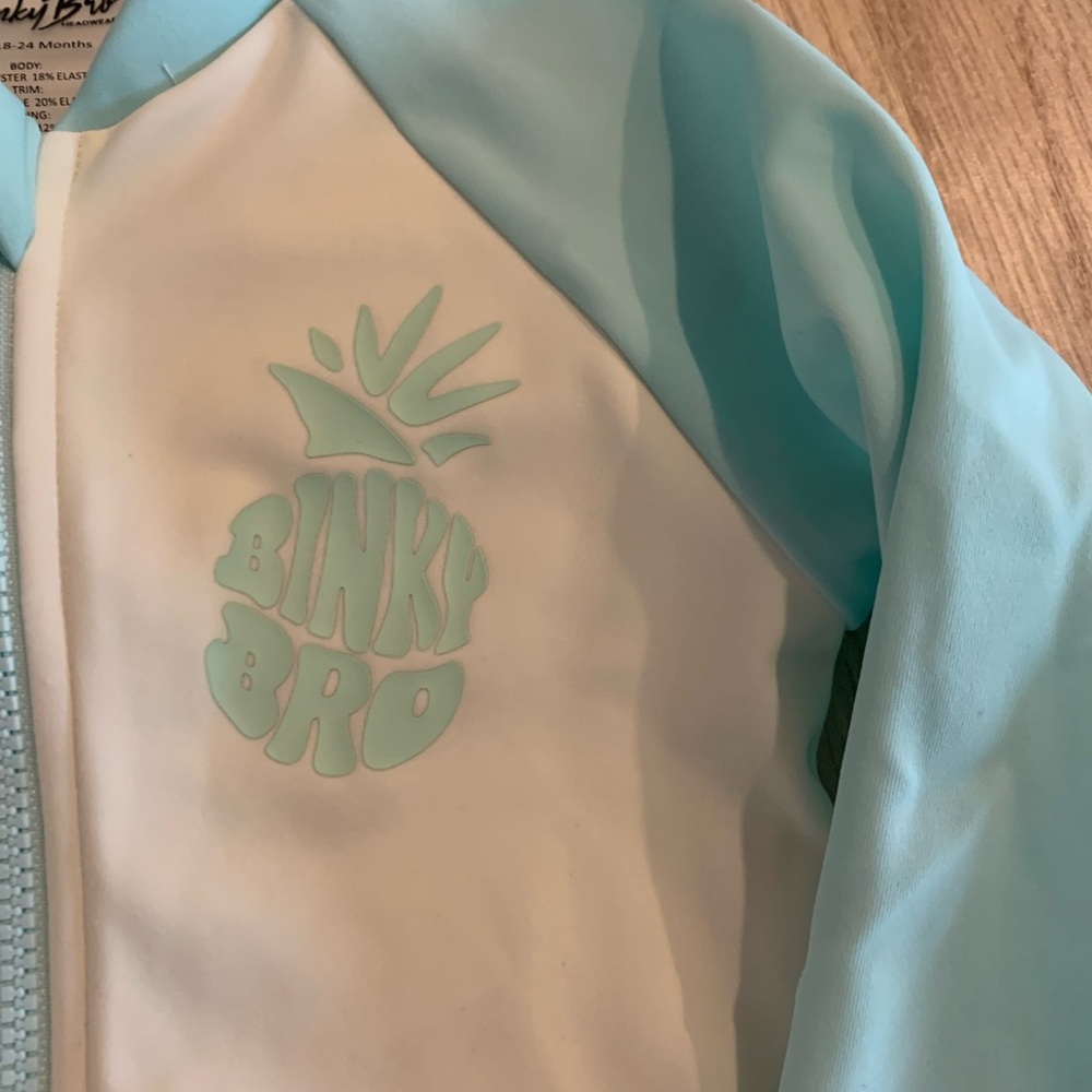 Binky Bro Boys Rashguard Swim One Piece Size 18-24 Months - Picture 2 of 6